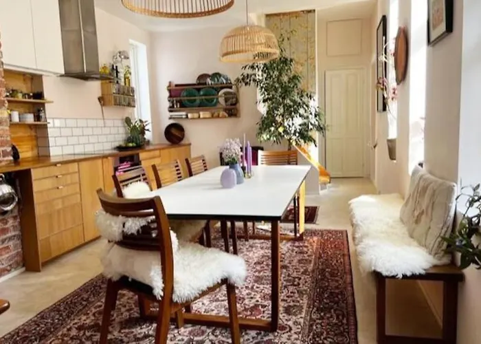 公寓 Spacious Historical Art Oasis In The Center 卑爾根